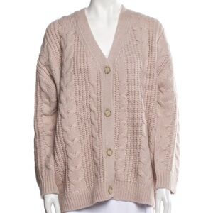 Jenni Kayne Women's Cable Knit Cardigan Sweater